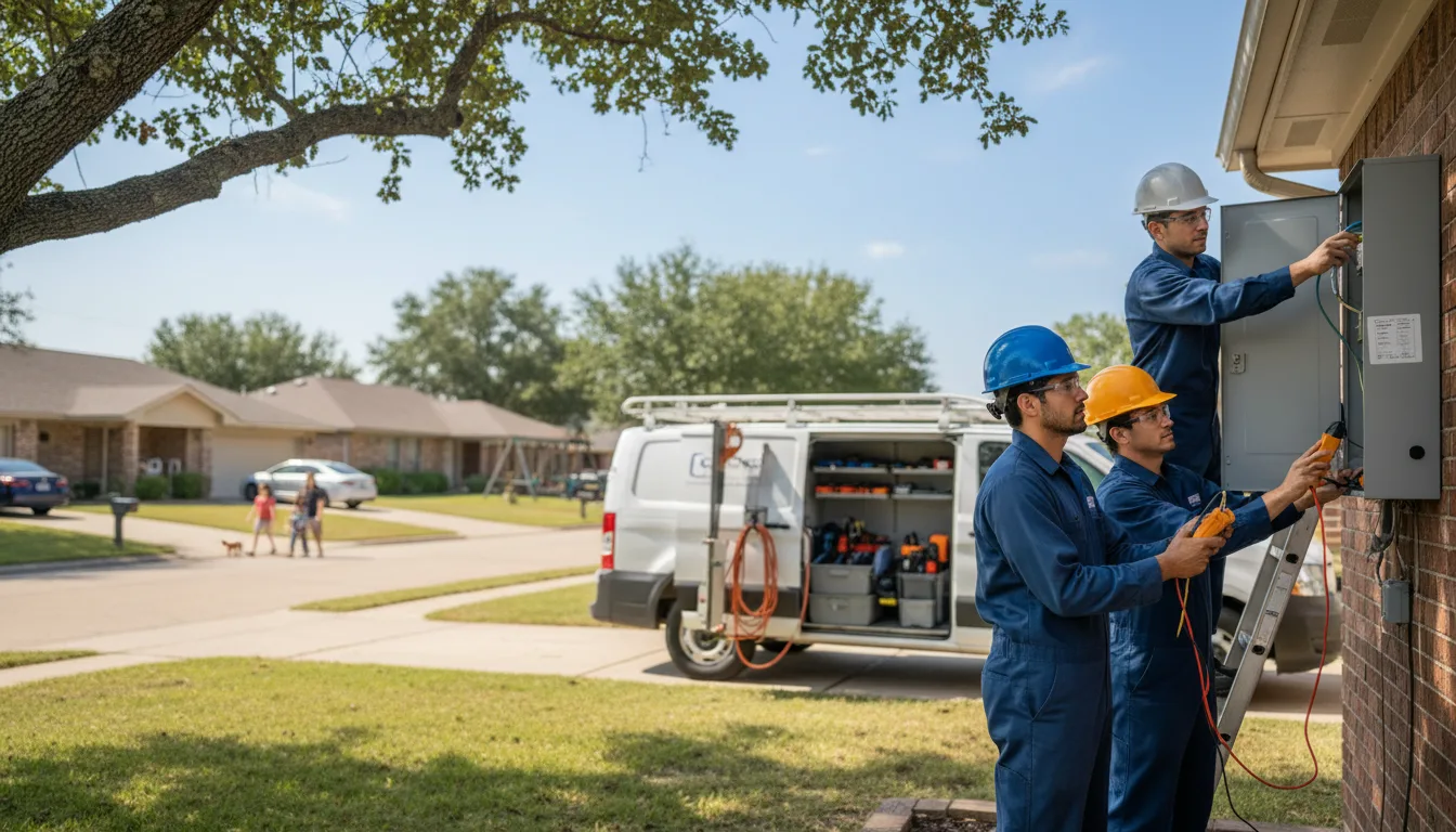Certified electrician providing emergency electrical services in Fairfield, FL